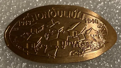 $4.75 • Buy Honolulu Hawaii War Camp Elongated Penny Coin Token Hawaiian Island