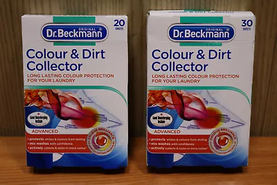 Dr Beckmann Colour & Dirt Collector Catcher Sheets Washing Machine - 20 Or 30 Pk • £4.95