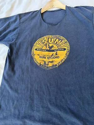 Vintage Sun Record Studio Seal Memphis TN Single Stitch T-Shirt Men’s Size S • $25