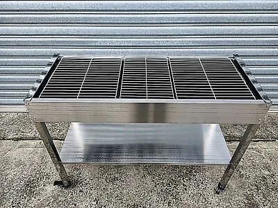 NEW STAINLESS STEEL YAKITORI SHISH KEBAB CHARCOAL BBQ GRILL - 100 X 40cm • $220