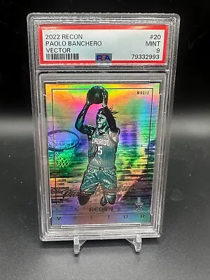 2022-23 Panini Recon Paolo Banchero Vector Rookie PSA 9 Low Pop • $29.99