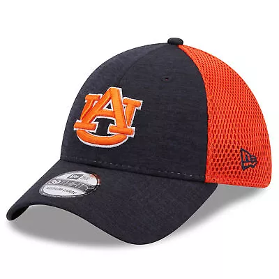 Men's New Era Navy Auburn Tigers Shadowed Neo 39THIRTY Flex Hat • $20.99
