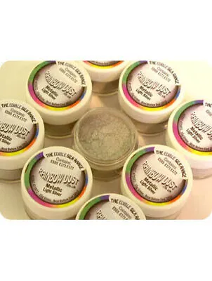 EDIBLE Lustre Dust Rainbow Dust Metallic Silk Range Cake Decorating Sugarcraft • £6.49