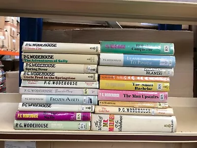 P.G.Wodehouse  : A Job Lot Collection 19 Adult Fiction Books  • £175