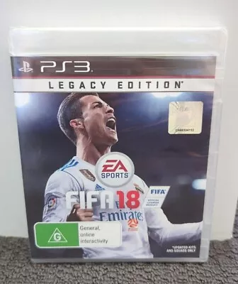 FIFA 18 Legacy Edition Sony PlayStation 3 Ps3 **new Sealed** PAL • $149.95