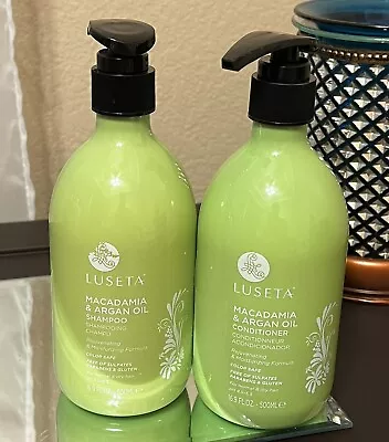 Luseta Macadamia & Argan Oil Shampoo & Conditioner Set 16.9 Oz • $30