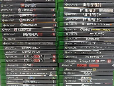 Microsoft Xbox One XB1 Cheap Affordable Value Games Complete Tested Resurfaced • $5.22