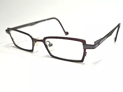 Ogi HERITAGE 2223/799 Red Gunmetal Eyeglasses Frames Korea 44-19-135 • $19.94