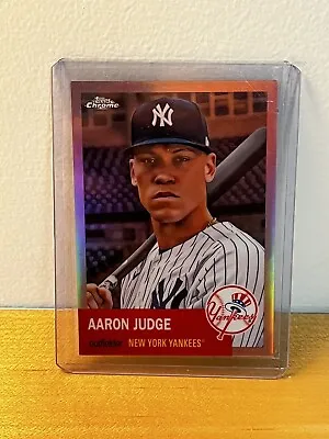 Aaron Judge /75 2022 Topps Chrome Platinum Anniversary Rose Gold Refractor #200 • £15