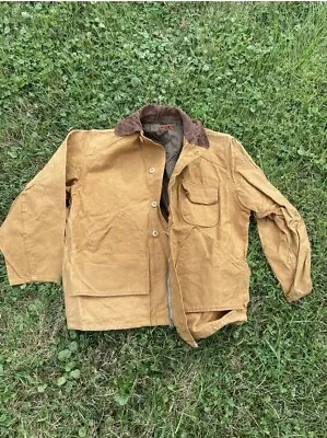 Vintage Mens Woodsman Custom Made Canvas Hunting Jacket • $40
