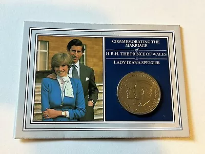 1981 Crown Coin The Royal Wedding Of Prince Charles & Lady Diana Spencer 1981. • £3.99