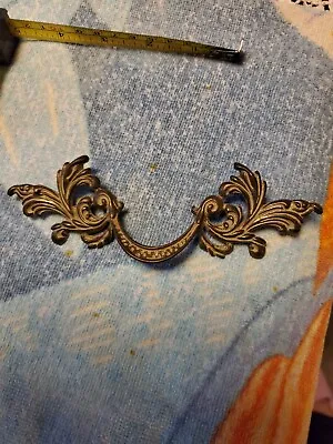 Ornate Vintage Furniture Handles Drawer Pull Golden  • $9.99