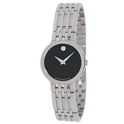 Movado 0606043 Women's Esperanza Black Dial Quartz Watch • $279.86