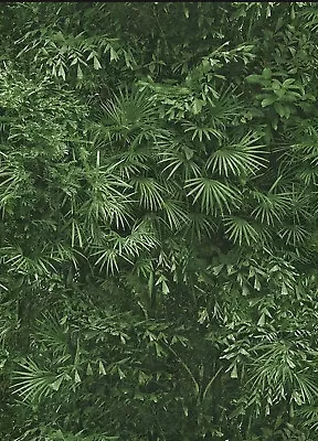 £9.99 • Buy Tropical Leaf Jungle Wallpaper Leaves Forest Textured Paste Wall Vinyl Erismann