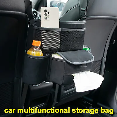 Car Net Pocket Handbag Holder Between Seat Back Bag Storage Organizer • $30.79