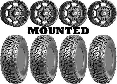 Kit 4 Maxxis RAZR XT Tires 33x10-15 On Sedona Rift Black Wheels FXT • $2004.39