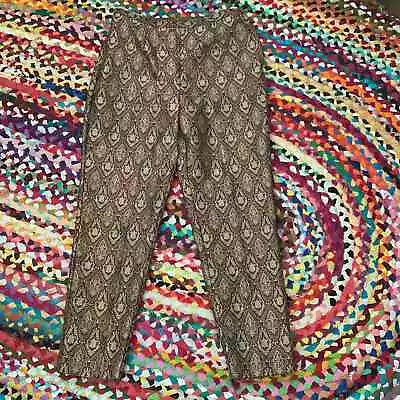Vintage 70s/80s Tower Hill Collection Gold Brocade High Waist Hostess Pants - 12 • $28