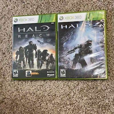 Halo Lot Of 2 Xbox 360 Games Halo Reach Halo Complete With Manual CIB • $24.88