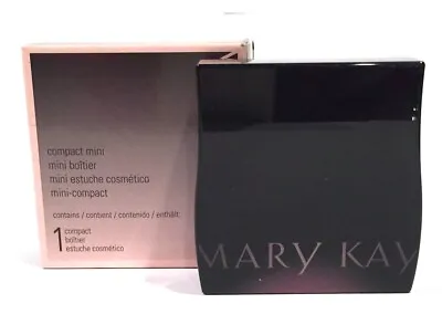 Mary Kay Compact Mini With Mirror~black~unfilled~nib~customize~discontinued! • $12.75
