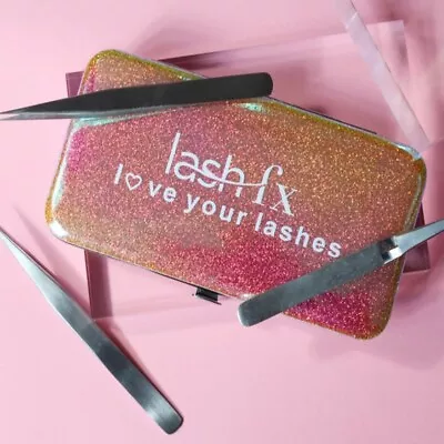 Lash FX Tweezers Holographic Tweezer Case • £17.79