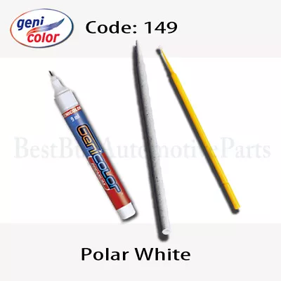 OEM Touch-Up Paint Pen Kit - Mercedes-149-Polar White-Sanding Stick & Microbrush • $22.99