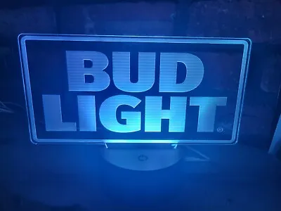 Bud Light Neon Bar Light LED Desk Lamp Sign • $25