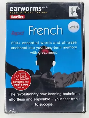 Berlitz Earworms CD Booklet Rapid Learn French VOL1 Learning Mixed Media New... • £15.94