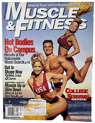 Joe Weider’s Muscle & Fitness Magazine May 1998 Health/Nutrition/Bodybuilding • $22.95