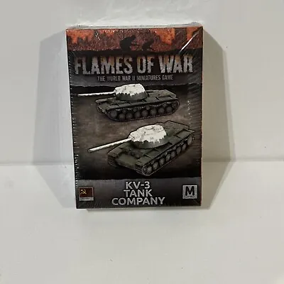 Flames Of War KV-3 Tank Company Soviet Eastern Front - Box 22 • $20