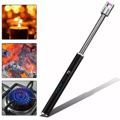 ARC Electric BBQ Lighter Windproof USB Rechargeable Candle Stove Long Twist Neck • $9.89