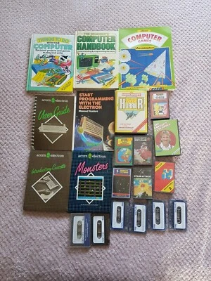 £15.60 • Buy Job Lot Acorn Vintage Electron Bbc B Electron Books And Games