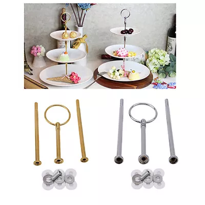 Cupcake Tray Fittings For 3 Tier Cake Fit Cupcake Stand Kit Handle Without Plate • £5.38