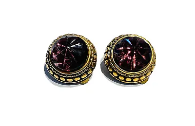 $65 • Buy Ben Amun Purple Crystal Earrings 