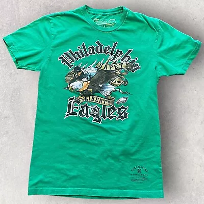 Philadelphia Eagles Mitchell & Ness Jersey T-Shirt Mens S Green Dawkins #20 Rare • $19.99