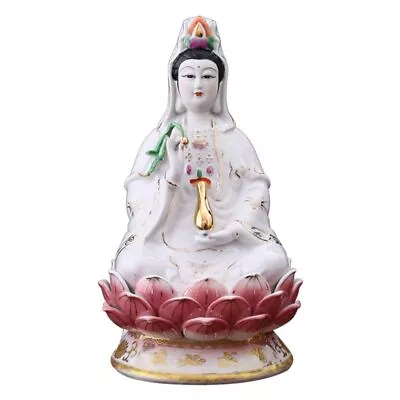 Beautiful Quan Yin Statue Porcelain Kuan Yin Statue Guan Yin Statue Goddess Of M • $42.57