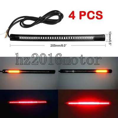 4X LED Strip Brake Turn Signal Tail Light For Yamaha Road Star V Star 650 1100 • $15.58