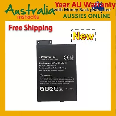 For Amazon Kindle3 Kindle 3 S11GTSF01A D00901 E-Reader Battery Replacement • $49.85
