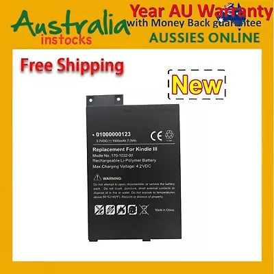 For Kindle 3 III Kindle3 Keyboard EReader D00901 Graphite 170-1032-00 / FS249 AU • $49.65