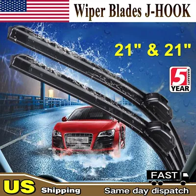 $12.99 • Buy All Season 21 &21 Inch OEM Quality Bracketless Windshield Wiper Blades(Set Of 2)