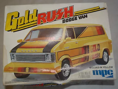 1978 Vintage MPC 1/25 Gold Rush Custom Dodge Van Model Kit In Box • $59.94