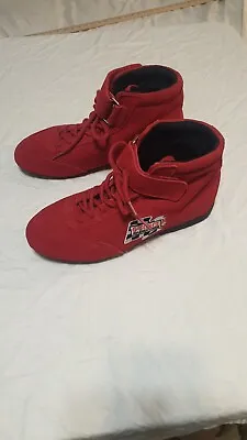 Mens G Force Racing Shoes Sz 11.5 Po11398 Red Suede New No Box • $69.95
