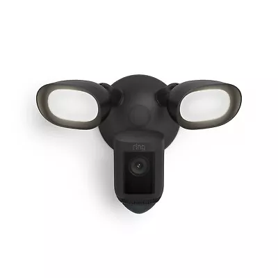 $259.99 • Buy Ring Floodlight Cam Wired Pro 3D Motion Bird's Eye View Color Night Vision Black