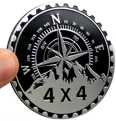 1pc Compass Rated Sticker Decal Emblem 4x4 Badge Auto Fender 6cm 2.36  • $7.78