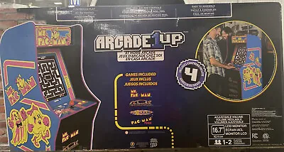 *SEALED Arcade1Up Ms Pacman Arcade Machine With 4 Games No Riser Free Shipping🔥 • $599