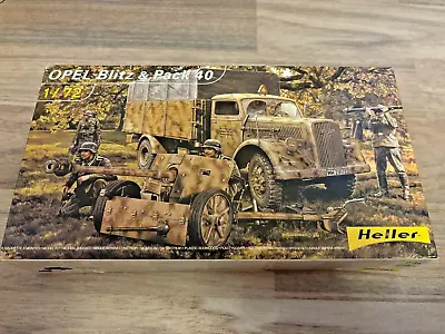 Vintage Heller Opel Blitz & Pack 40 Model Kit 1/72 New Old Stock • $24.95