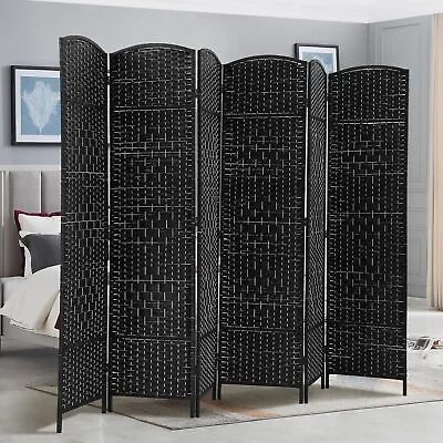 4/6 Panel Room Divider Folding Privacy Portable Bamboo Partition Room Screen • $62.83