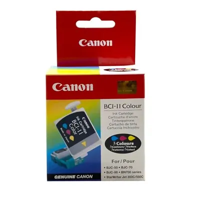 Original Canon Ink Cartridge BCI-11 Coloured For Bjc 50 55 70 80 85 • £9.43