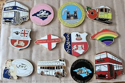 Isle Of Wight Related Badges X 12 • £15.99