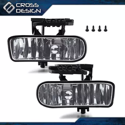 Fit For 1999-2006 GMC Sierra Fog Lights Driving Lamp Clear Front Left+Right • $17.90