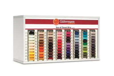 Gutermann Sew All Polyester 100m Thread: Col 000 - 497 Use Your Colour From List • £2.20